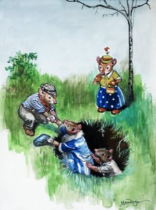 Stadtmaus und Landmaus von Philip Mendoza