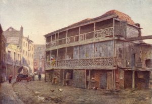 Letztes des Kings Head Inn, Southwark, 1884 von Philip Norman