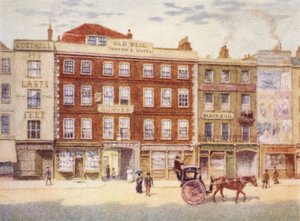 Old Bell Inn und Black Bull, von Holborn, 1897 von Philip Norman