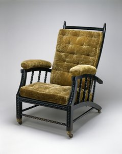 Verstellbarer Rückenstuhl, ca. 1870