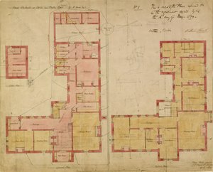 Pläne für das Rote Haus, Bexley Heath, 1859