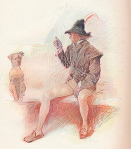 Launce und sein Hund, 1903