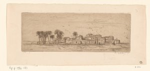 Ansicht von Côm Al-Akhdar von Philip Zilcken (signed by artist)