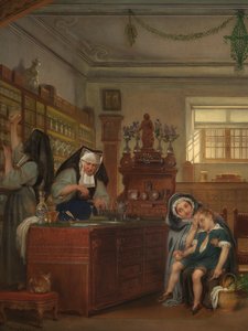 (Detail) Apotheke im St. Johannis-Hospital von Philipe Jacques van Bree