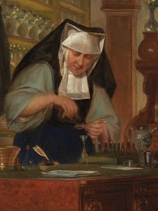 (Detail) der Apotheke im Sankt-Johannes-Hospital von Philipe Jacques van Bree
