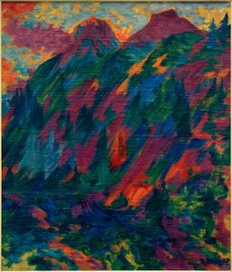 Abend im Gebirge von Philipp Bauknecht