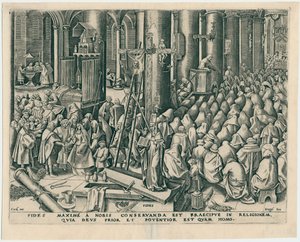 Fides Glaube aus Die sieben Tugenden, 1559