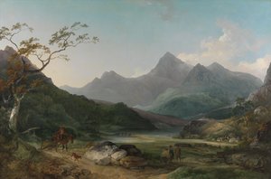 Snowdon von Capel Curig von Philippe-Jacques de Loutherbourg
