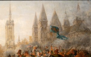 Verteidigung von Tournai durch die Prinzessin von Epinoy, Philippe-Auguste Hennequin, Museum der Schönen Künste von Tournai
