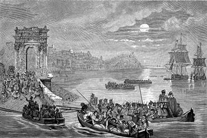 Besetzung von Ancona durch die Franzosen, Italien, 23. Februar 1832 von Philippe Auguste Jeanron