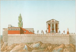 Tempel von Cora, restauriert von Labrouste von Philippe Benoist