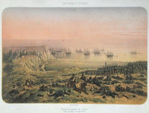 Das Schlachtfeld von Alma nach dem Sieg, 20. September 1854 von Philippe Benoist