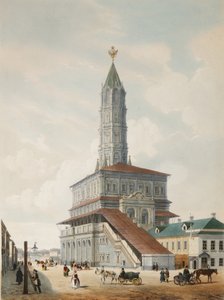 Der Sucharew-Turm in Moskau, 1846 von Philippe Benoist