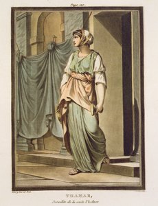 Thamar, eine Israelitin im Gefolge von Esther, Kostüm für 