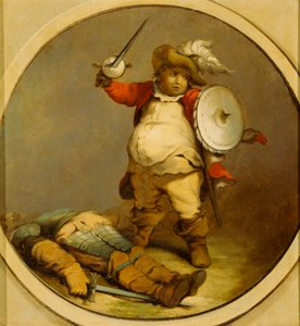 Falstaff mit dem Körper von Hotspur von Philippe Jacques de Loutherbourg