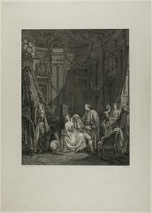 Das Aufstehen der Braut von Philippe Triere