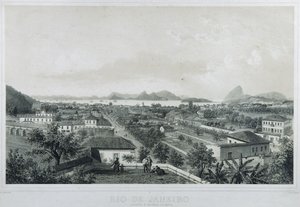 Neun Panoramablicke von Rio de Janeiro: Catette e entrada da Barra