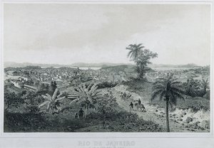 Neun Panoramablicke von Rio de Janeiro: De Lado da Terra Morro de Senado