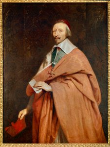 Armand Jean du Plessis, Kardinal de Richelieu: Porträt aus der Werkstatt von Philippe de Champaigne