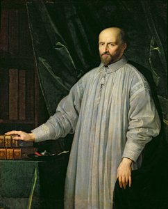 Jean Duvergier de Hauranne, Abt von Saint-Cyran, um 1646-48 von Philippe de Champaigne