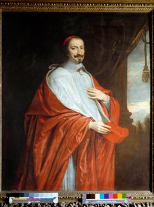 Porträt von Kardinal Jules Mazarin (Giulio Raimondo Mazzarino oder Mazarino) (1602-1661) von Philippe de Champaigne