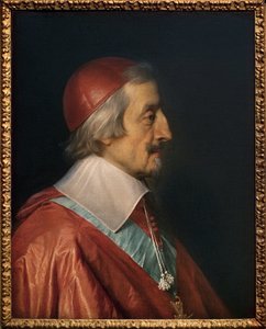 Porträt von Kardinal Richelieu (Armand Jean Duplessis de Richelieu) von Philippe de Champaigne