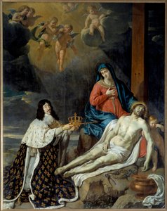 Das Gelübde Ludwigs XIII. an die Jungfrau (mit dem toten Christus) von Philippe de Champaigne