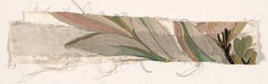 Bettdeckenfragment, um 1760-1770 von Philippe de Lasalle