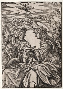 Die Heilige Familie mit St. Anna und Joachim von Philippe de Lasalle