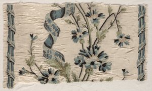 Zwei Stickereien, 1723-1774 von Philippe de Lasalle