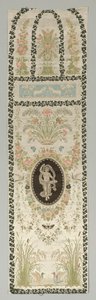 Wandverkleidung mit klassischer Figur, späte 1700er - frühe 1800er Jahre