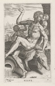 Flussgott Nilus von Philips Galle