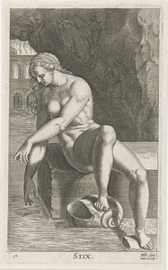 Riviernimf Styx von Philips Galle