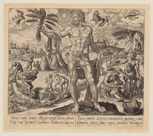 Sommer, aus Die Vier Jahreszeiten von Philips Galle