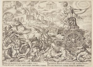Der Triumph des Todes von Philips Galle