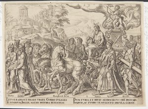 Der Triumph der Liebe von Philips Galle