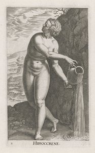 Wassernymphe Hippoccrene Stroom- und Wassernymphen (Serientitel) von Philips Galle