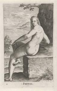 Wassernymphe Padusa von Philips Galle