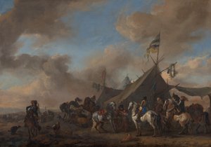 Armeelager von Philips Wouwerman