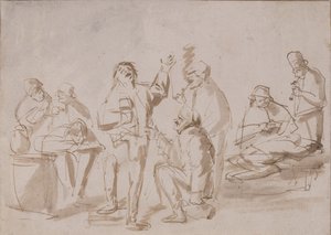 Bauern in einer Taverne, ca. 1662