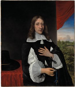 Porträt von Professor Franciscus Van Schooten, 1656