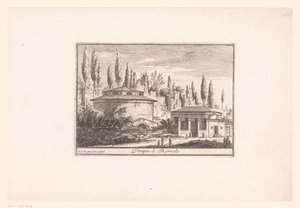 Blick auf den Tempel des Romulus