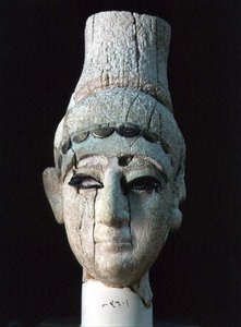 Kopf eines Prinzen oder einer Prinzessin von Ugarit von Phoenician