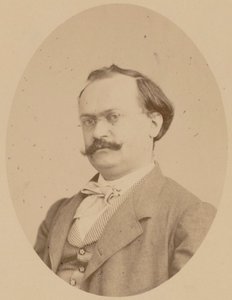 Porträt des Komponisten Charles Lecocq 1832-1918, 1866 von Photo studio A. Legras.