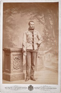 Rudolf, Kronprinz von Österreich von Photo studio C. K. Dvorni Prague.