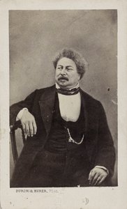 Der Autor Alexandre Dumas père 1802-1870, 1870