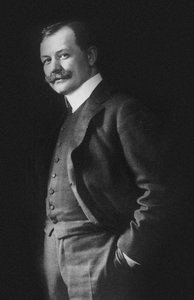 Porträt des Komponisten Franz Lehár 1870-1948 von Photo studio E. Bieber.