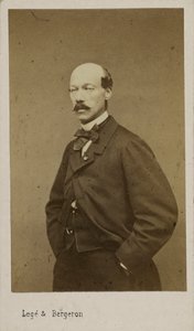 Porträt des Komponisten Alexandre Batta 1816-1902, ca. 1880 von Photo studio Legé and Bergeron.