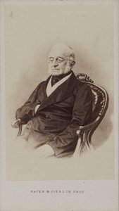 Porträt von Graf Karl Robert Nesselrode 1780-1862, ca. 1860 von Photo studio Mayer and Pierson.