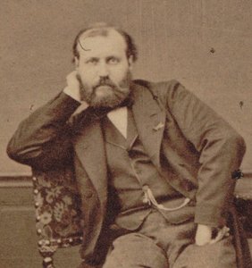 Porträt des Komponisten Charles Gounod von Photo studio Mayer and Pierson.